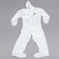 Cordova Cordova White Disposable Microporous Coveralls with Hood 488MP4002XL